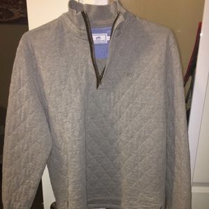 SOUTHERN TIDE QUILTED 1/4 ZIP PULLOVER  Size M